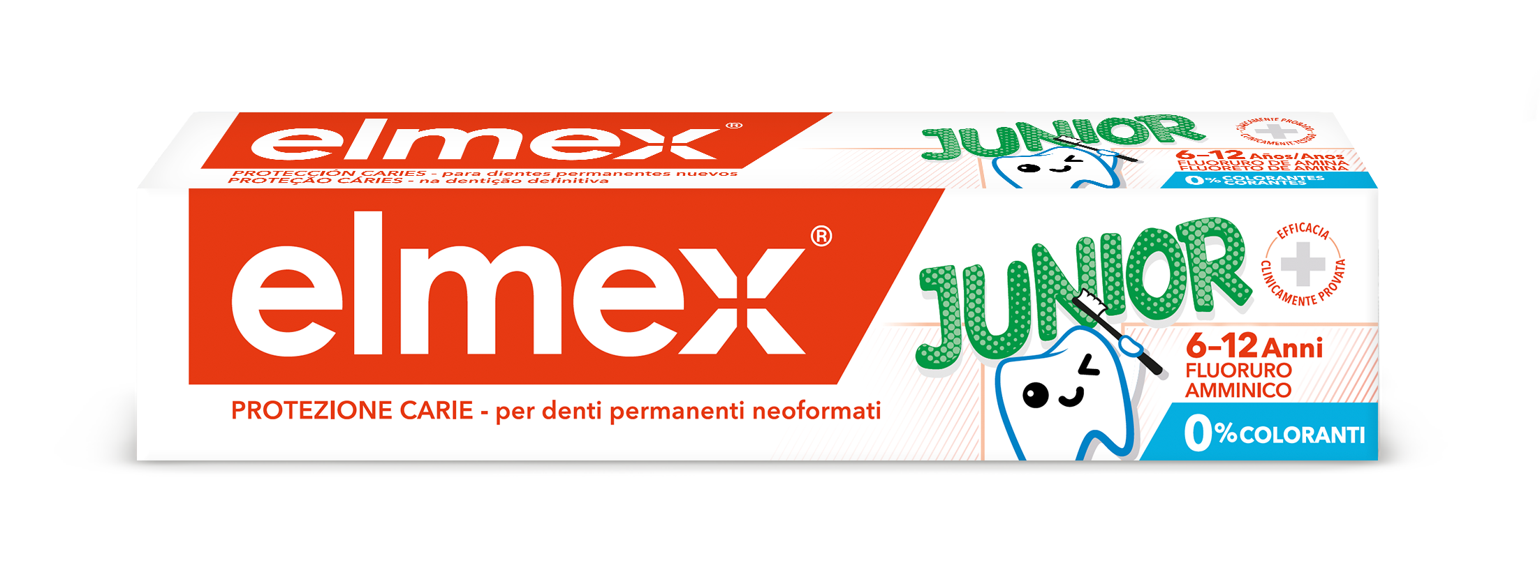 ELMEX Dentifricio Junior Protezione Carie 6-12 anni 75ml